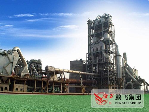 Process equipment for a new dry process cement production line with a daily output of 5000 tons