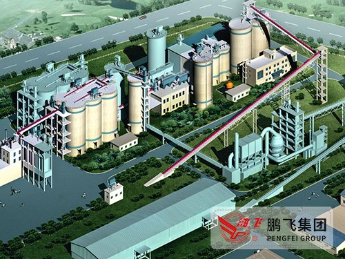 Annual production of 2 million tons of cement grinding station