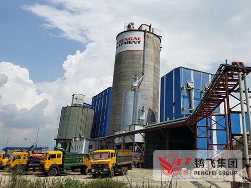 Annual production of 1 million tons of cement grinding station