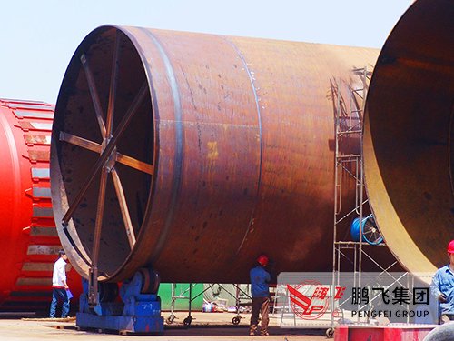 Calcination of spodumene battery grade lithium in a rotary kiln with a daily output of 350 tons